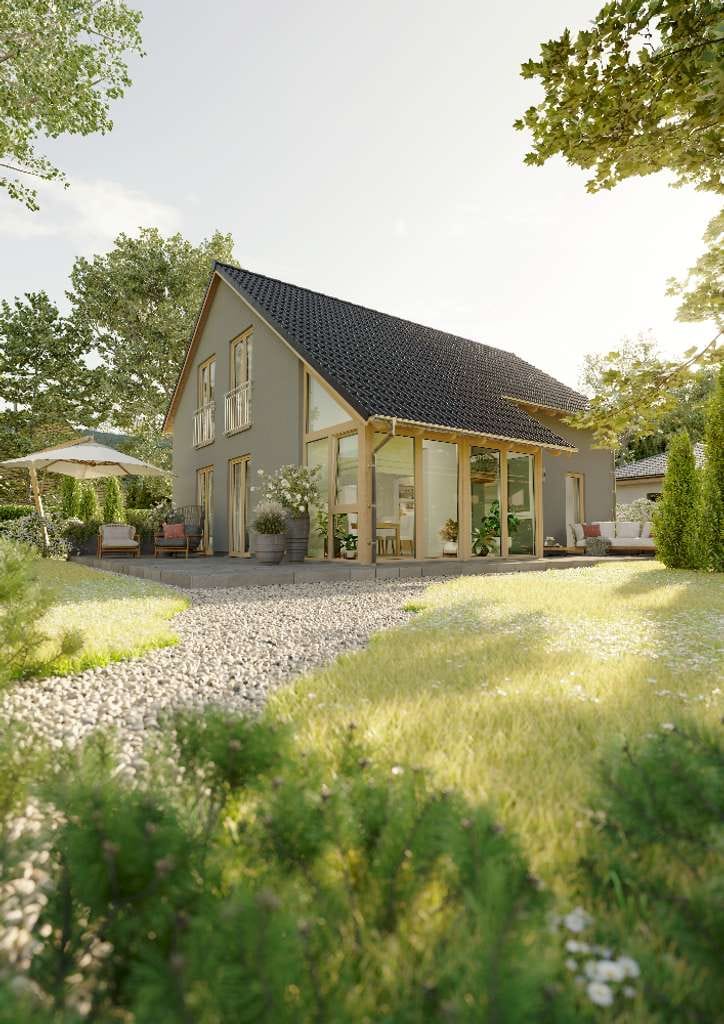 Immobilie in Reinhardshagen - INKLUSIVE Wintergarten & Carport: Energiesparend, bezahlbar & gemütlich. Massivhaus in Reinhardsh... - Bild 0