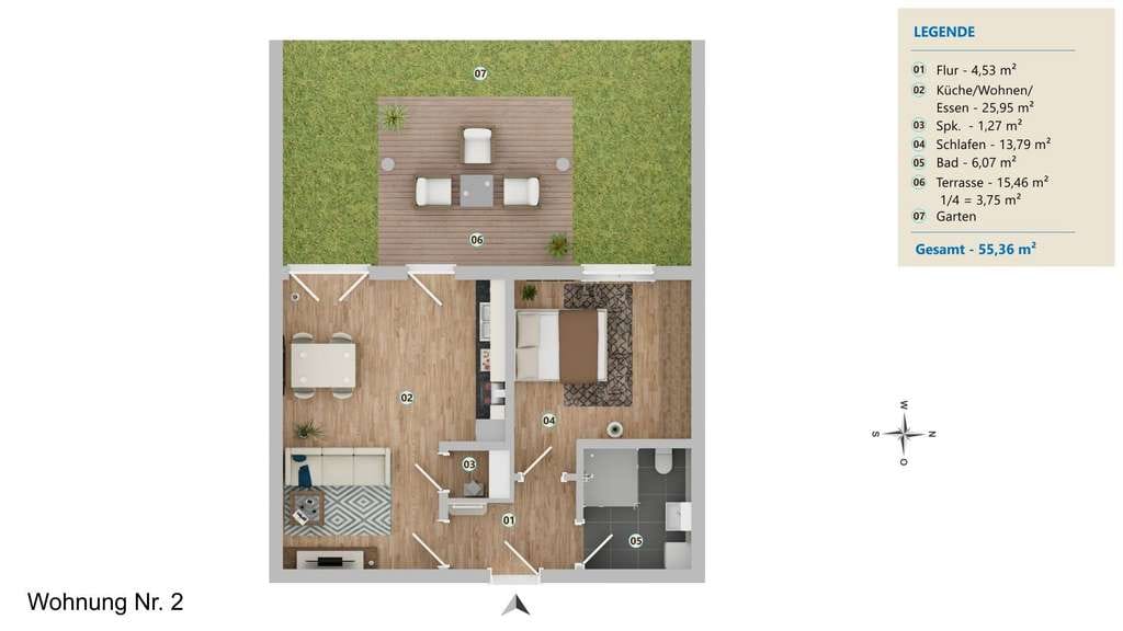 Immobilie in Wain - DAHEIM IN WAIN! Modern - energieeffizient - altersgerecht - Bild 1