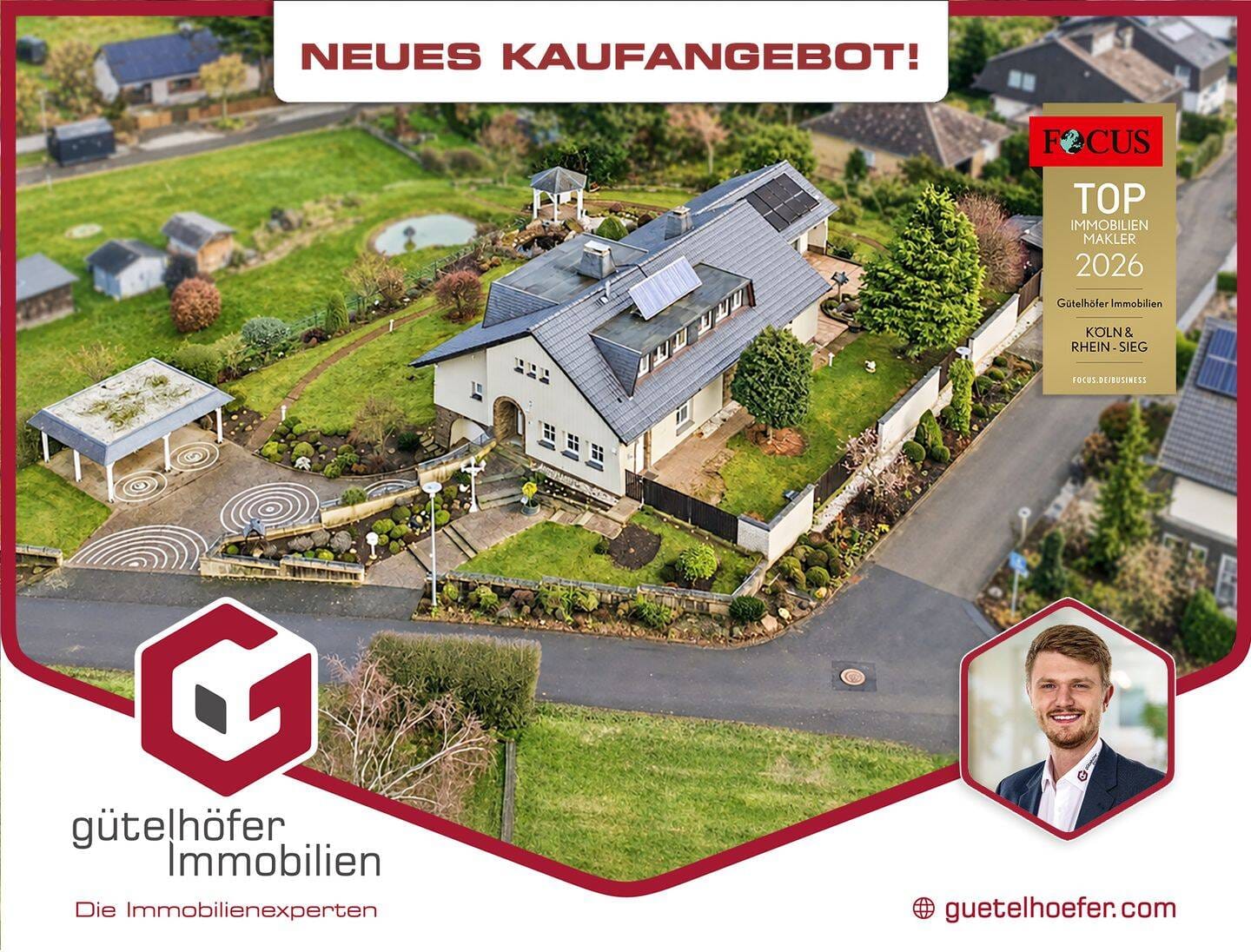 Immobilie in Rheinbach - Exklusives Anwesen mit Innenpool und Weitblick über die Voreifel auf einem 1.786m² Traumgrundstück! - Bild 0