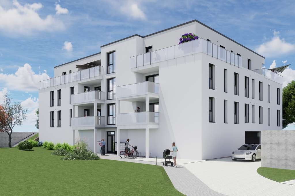 Immobilie in Elz - WHG. 02: Provisionsfrei KfW 40 Neubau Elz 4 Zimmer ca. 95 m² Balkon - Bild 1