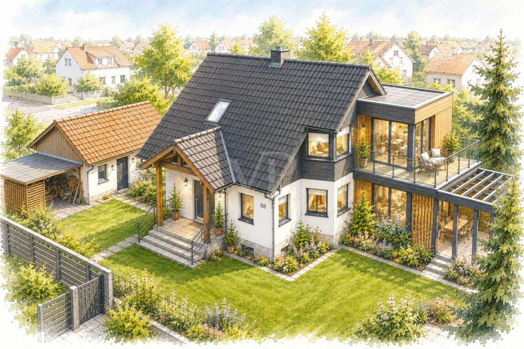 Immobilie in Radebeul - Einfamilienhaus freistehend in Radebeul (Zitzschewig) - Bild 2