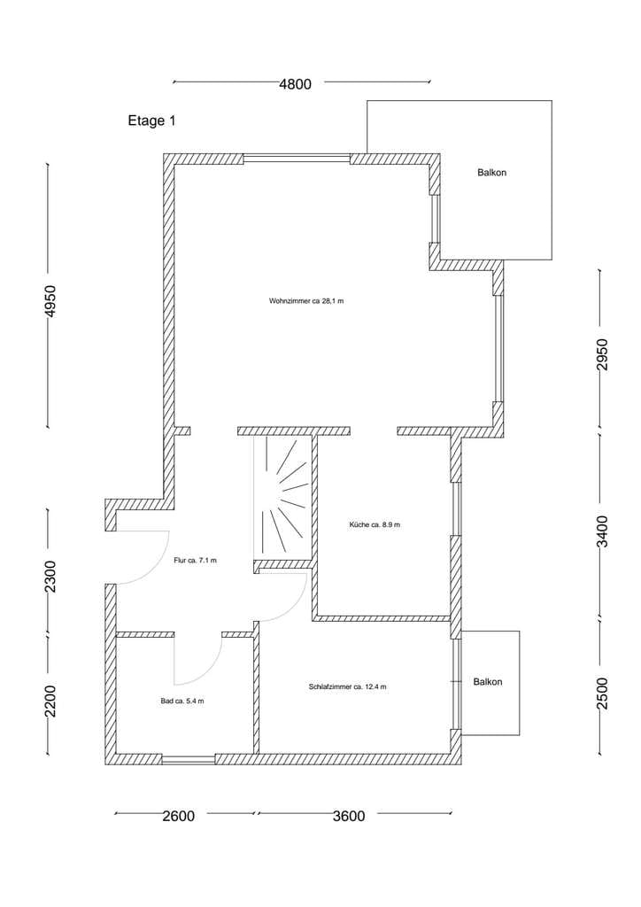 Immobilie in Mahlberg - Maisonette mit Haus-Charakter + Garage & flexibel nutzbar - Bild 2