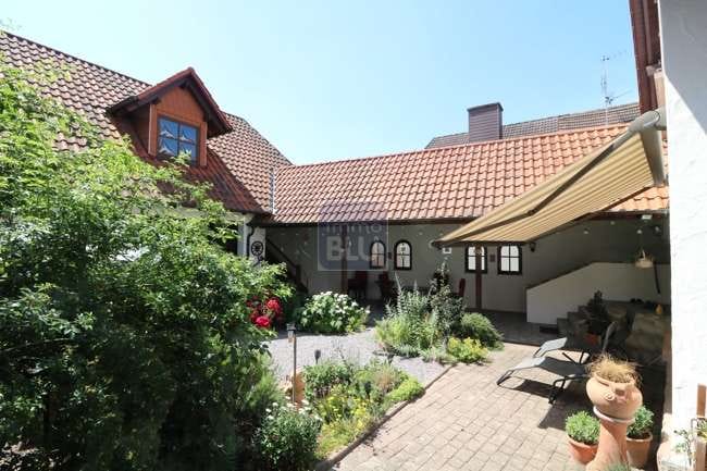 Immobilie in Steinweiler - Idyll mit Nebengeb., WoMo-Garage, Innenhof, Laubengang, PV-Anlage, ... - Bild 1