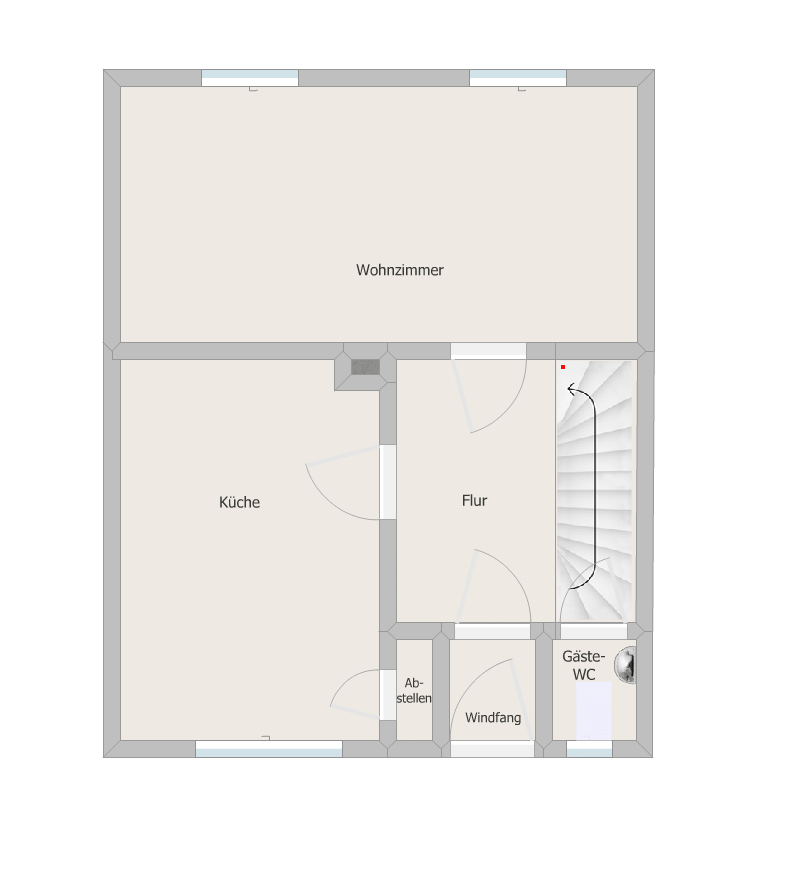 Immobilie in Zella-Mehlis - Einfamilienhaus in Form eines Reihenmittelhauses  in Zella-Mehlis  - Bild 2