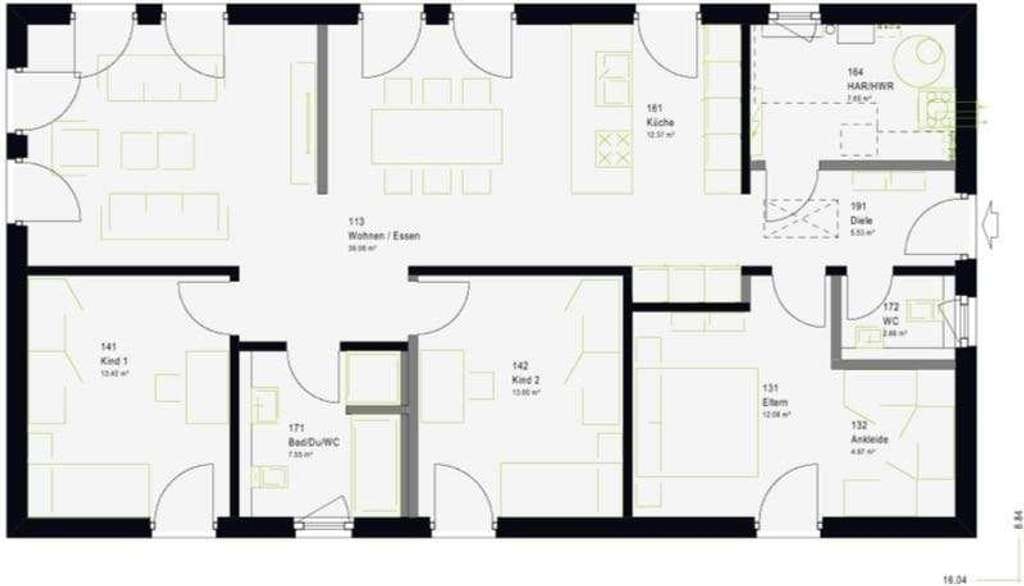 Immobilie in Züssow - gemütlicher, barrierefreier, großer Bungalow inkl. Grundstück - Bild 0