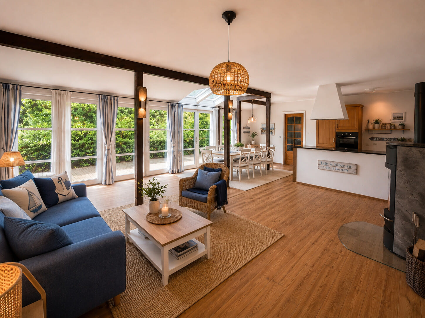 Immobilie in Hagen im Bremischen - Ferienhaus nahe der Küste mit gemütlichem Holzhaus-Charakter - Bild 4