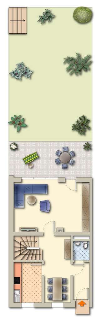 Immobilie in Krumbach (Schwaben) - Reihenmittelhaus in Krumbach, Kaisergarten 8,  Garage, demnächst frei - Bild 0