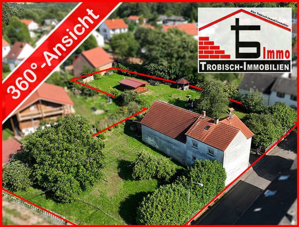 Immobilie in Hilst - Verm. EFH mit Bauplatz, Hütte und großem Garten in sonniger Lage - Bild 0