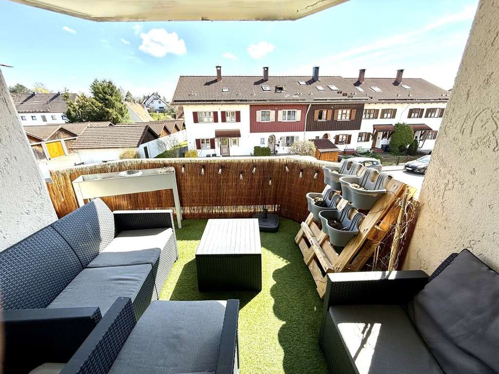 Immobilie in Schongau - Attraktive, renovierte und möblierte  3 Zimmer Wohnung mit Balkon in Schongau - Bild 3