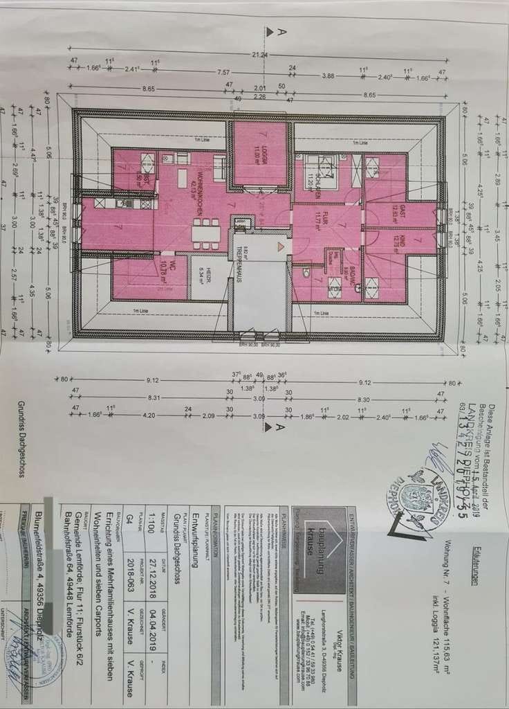 Immobilie in Lemförde - Exklusive Penthouse Wohnung - Bild 4