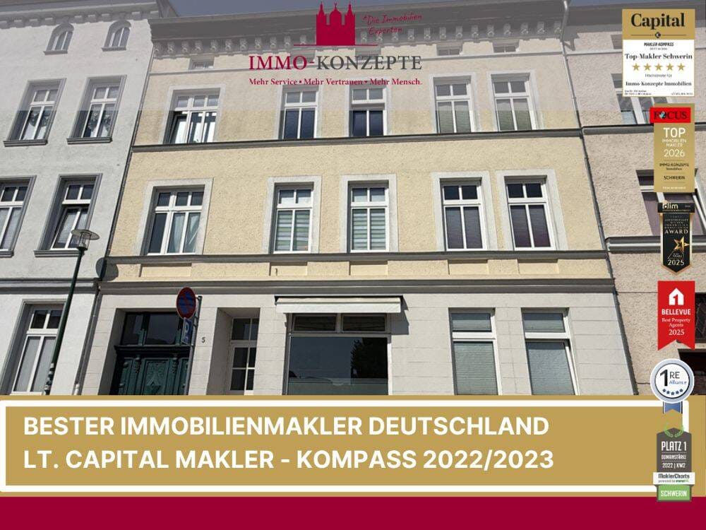 Immobilie in Güstrow - Historisches Wohn- und Geschäftshaus mit ca. 7 % Rendite - Bild 0