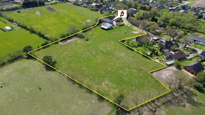 Immobilie in Meyn - Hofstelle mit 8,9 ha inkl. zwei Baugrundstücken - Bild 0