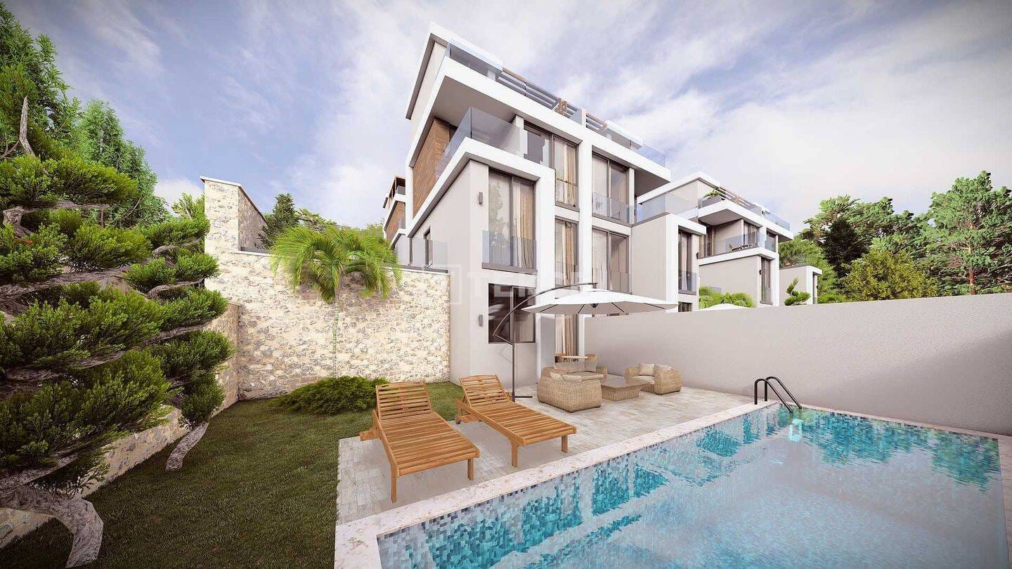 Immobilie in Paitzdorf - Villa mit Pool in einer Anlage mit Meerblick in Antalya Kalkan - Bild 0
