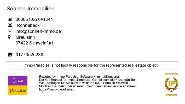 Immobilie in Schweinfurt - DHH mit Garage auf großem Grundstück in der Gartenstadt zu verkaufen - Bild 1
