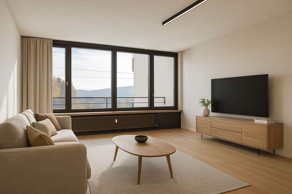 Immobilie in Küssaberg - Kapitalanlage oder Eigenheim gesucht? 4,5-Zimmer Wohnung mit Balkon in Kadelburg - Bild 1