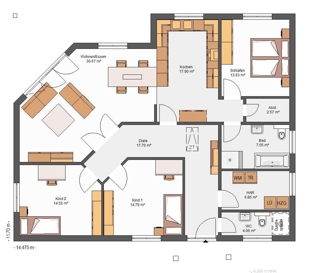 Immobilie in Ahrbrück - 24 Monate Festpreisgarantie ! Bauen Sie schlüsselfertig mit Elbe-Haus® in Ahrbrück (Altenahr) - Bild 4