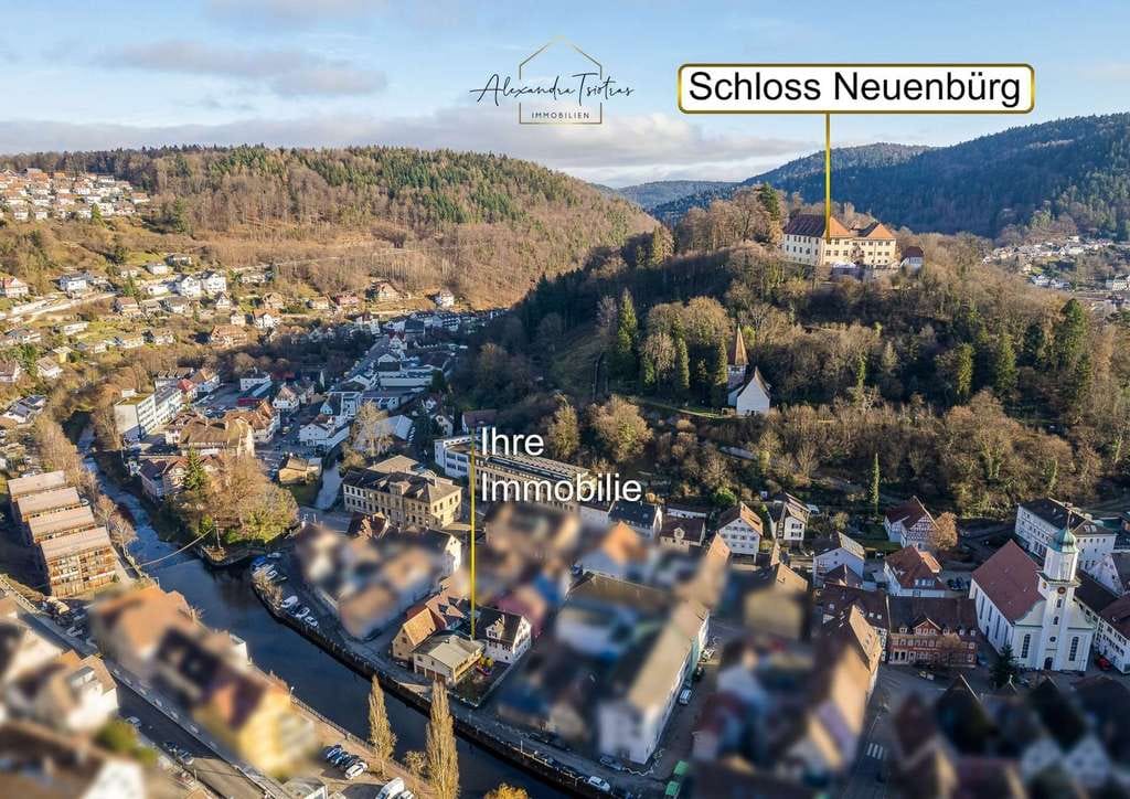 Immobilie in Neuenbürg - Seltene Investmentchance:  3 Objekte, 5 Wohneinheiten, Werkstatt und 3 Garagen im Paket - Bild 1