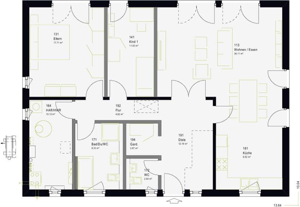 Immobilie in Hechthausen - Bungalow - altersgerecht - energieeffiezent - modern - Bild 3