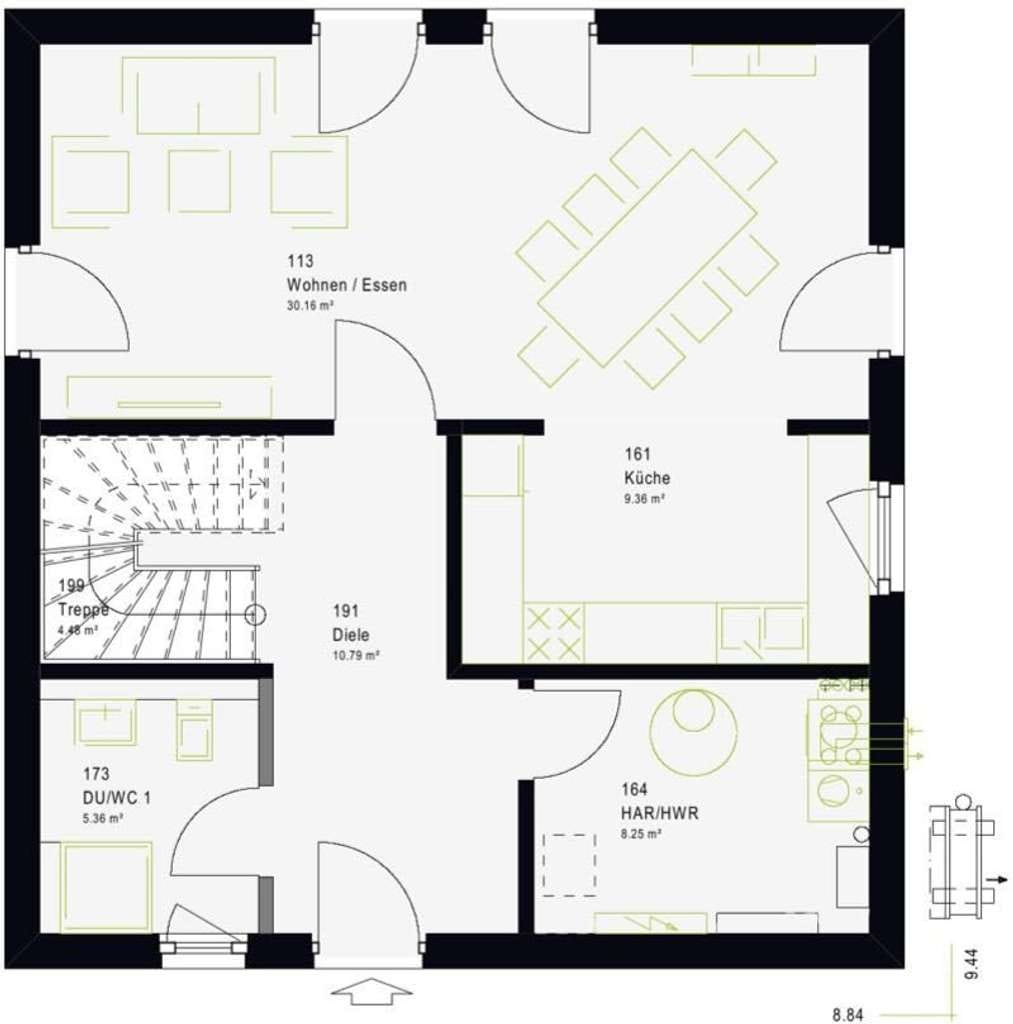 Immobilie in Plate - NEUBAU Nahe Stör- Ihre repräsentative Stadtvilla mit zwei Vollgeschossen - Bild 4