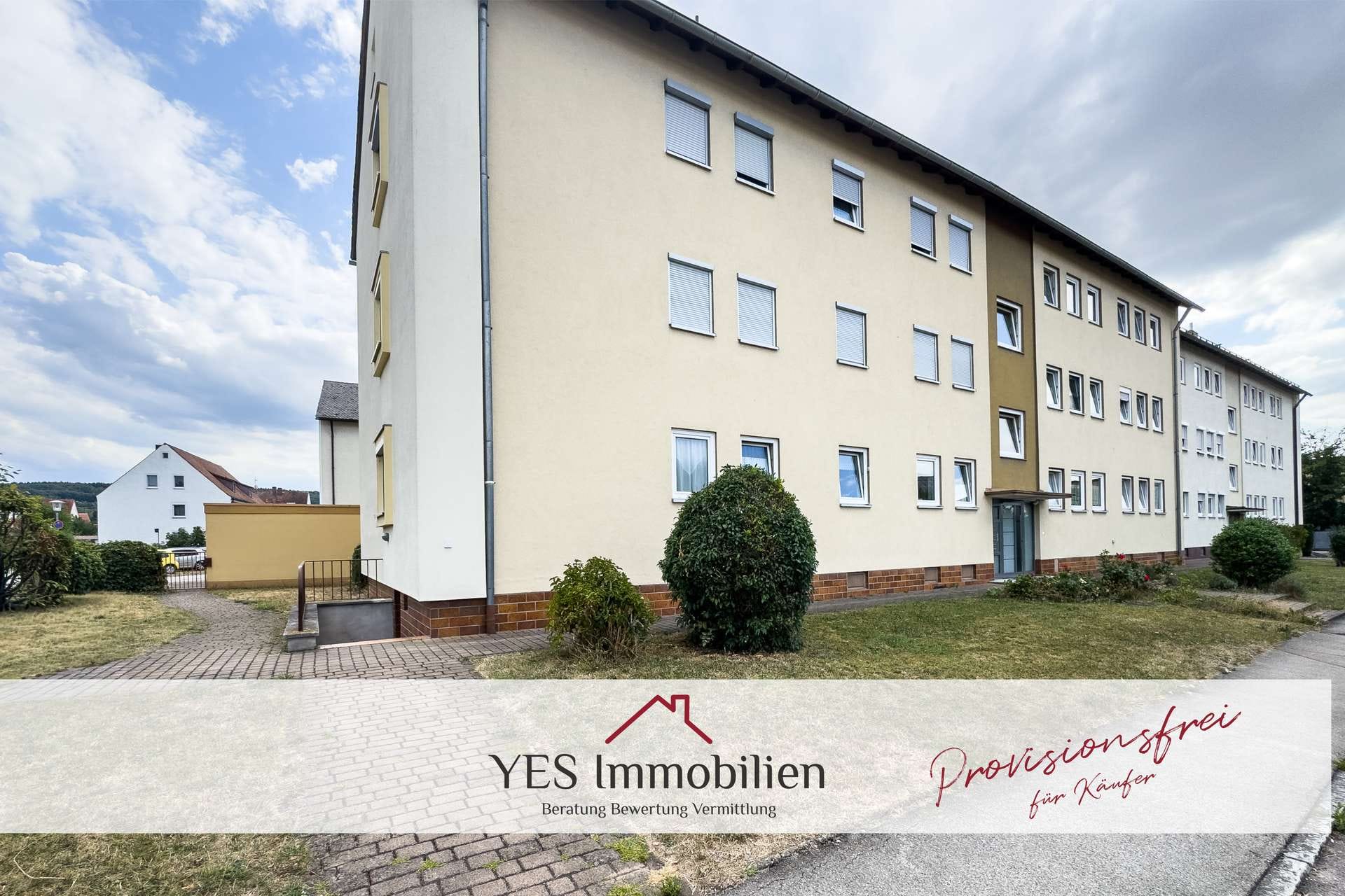 Immobilie in Weißenburg i. Bay. - Ruhig und zentrumsnah: Gepflegte 3-Zimmer-Wohnung mit Südbalkon - Bild 0
