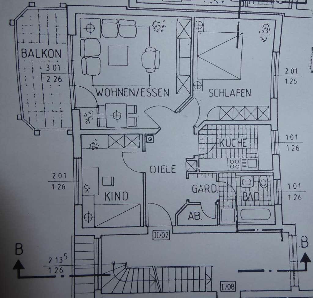 Immobilie in Weischlitz - vermietete 3 Zimmer Wohnung mit großem Balkom in Heinersgrün - Bild 1