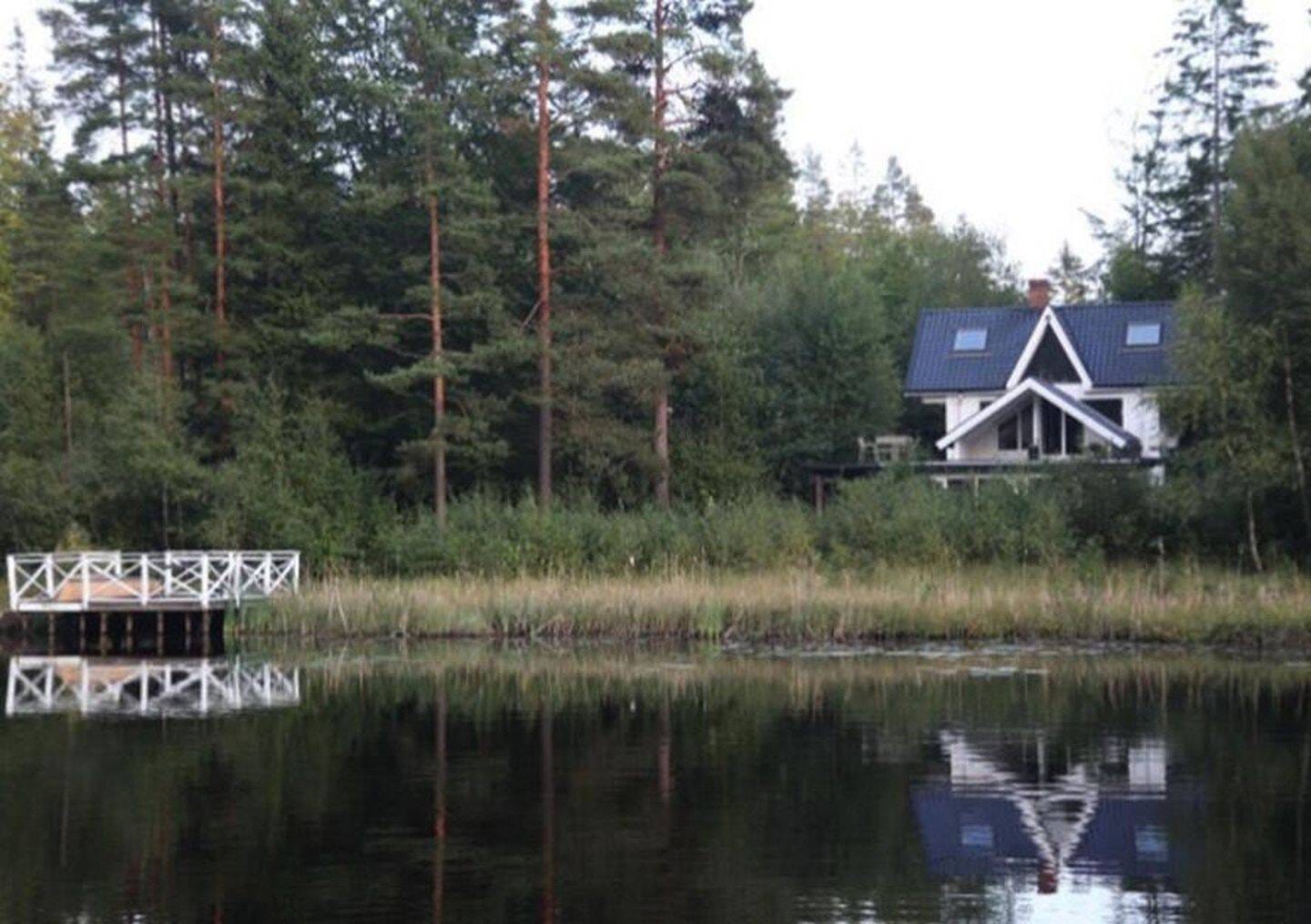 Immobilie in Ebstorf - Traumhaftes Haus in Alleinlage am See mit Steg - Region Bromölla/Näsum - Bild 0