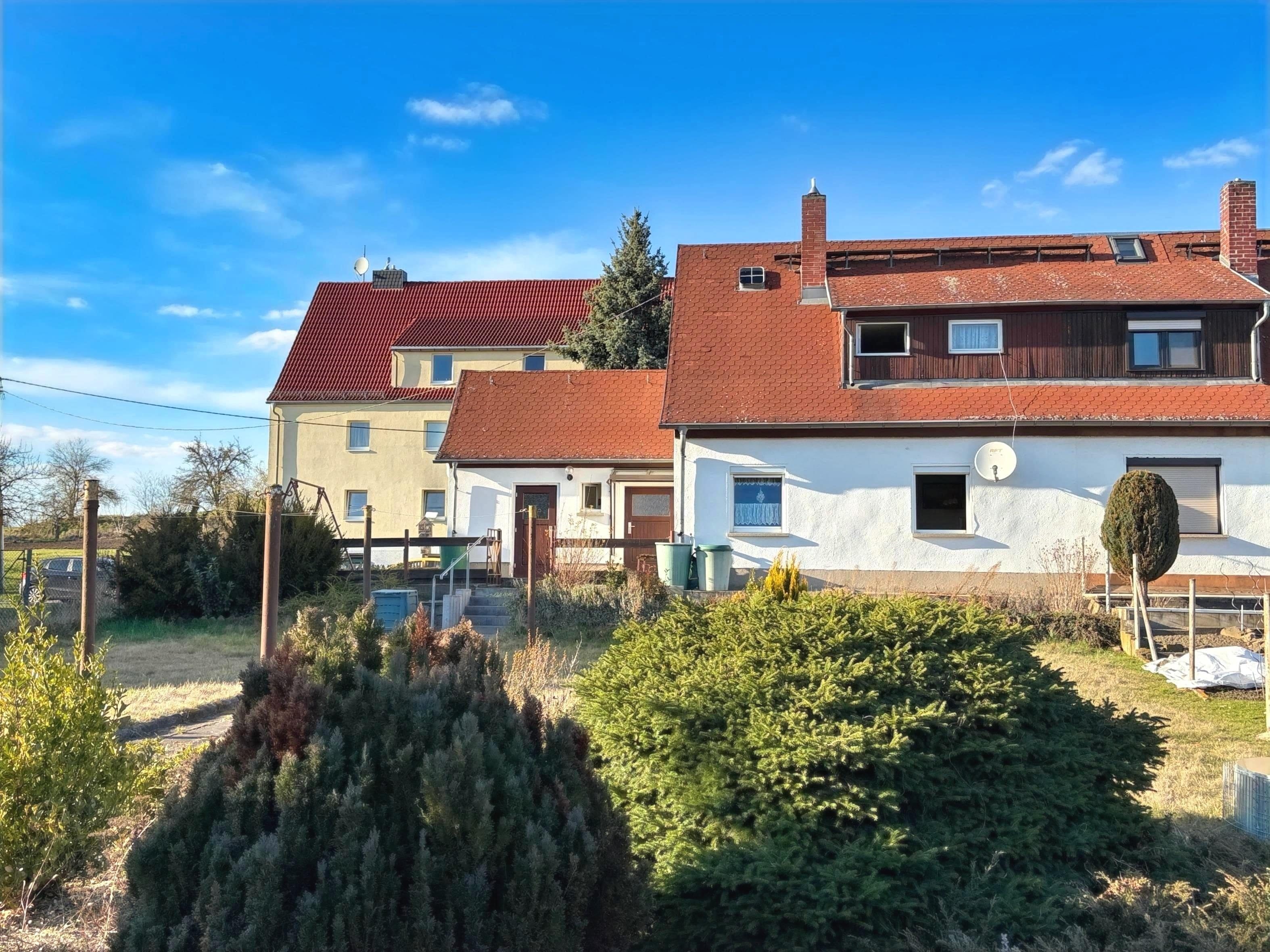 Immobilie in Kriebitzsch - kleine Doppelhaushälfte mit Gartenidylle in ruhiger Lage - Bild 1