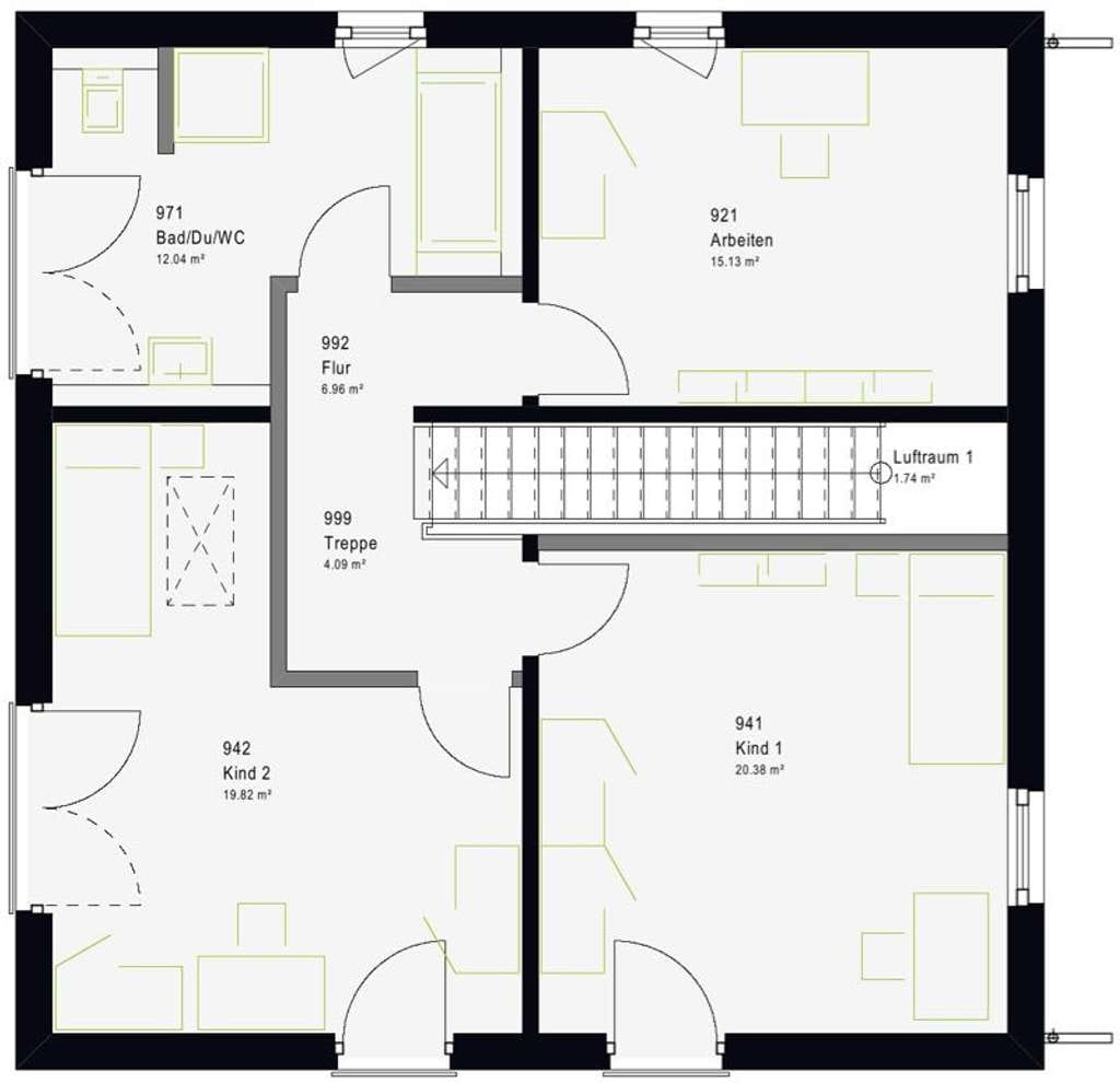 Immobilie in Belgershain - Bau schlau mit PV - massa haus, freundlich, flexibel, effizient! - Bild 3