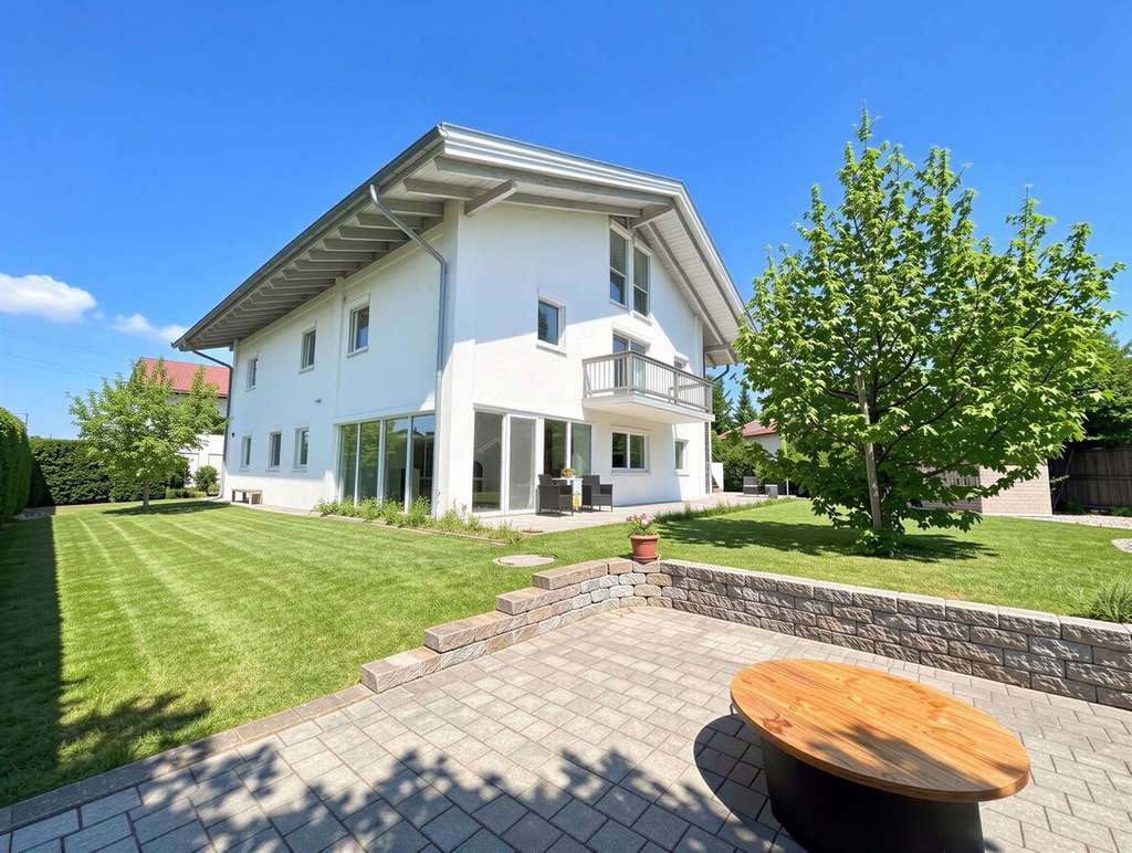 Immobilie in Grabenstätt - Viel Platz zu einem attraktiven Preis – Einfamilienhaus mit Wintergarten, ELW & Garten - Bild 0