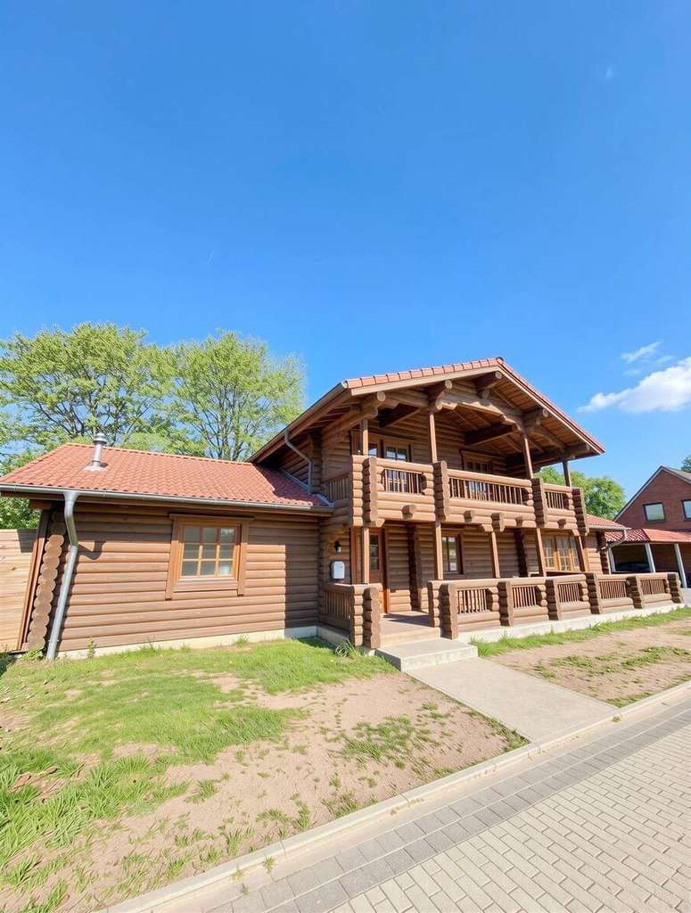 Immobilie in Jerrishoe - Charmantes Blockhaus mit großem Süd-/Westgrundstück in ruhiger Lage - Bild 0