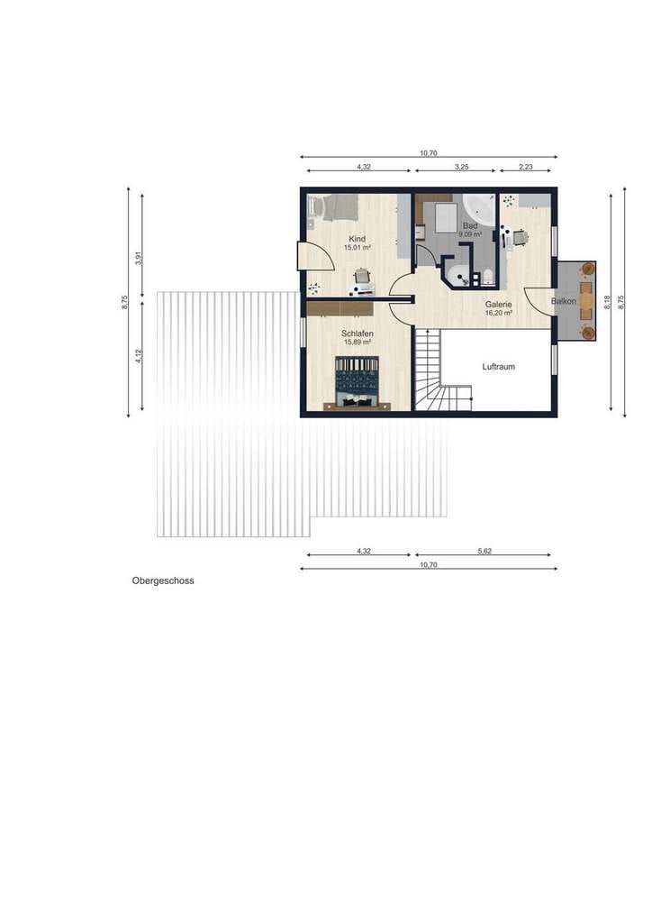 Immobilie in Bayerbach b. Ergoldsbach - Großzügiges Einfamilienhaus PV-Anlage, Kachelofen und Fußbodenheizung! - Bild 3