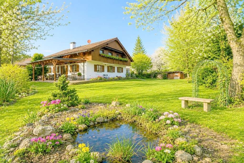 Immobilie in Eurasburg - Seltenes Familienhaus mit Büro, Einliegerwohnung und 1.300 m² Gartengrundstück – sofort beziehbar - Bild 0