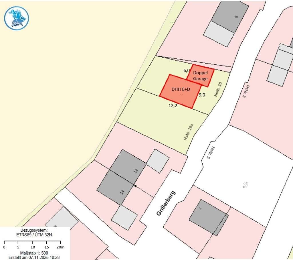 Immobilie in Rattenkirchen - Neubau Doppelhaushälfte mit ca. 124 m² Wohnfläche auf ca. 406 m² Grundstück in Rattenkirchen - Bild 1