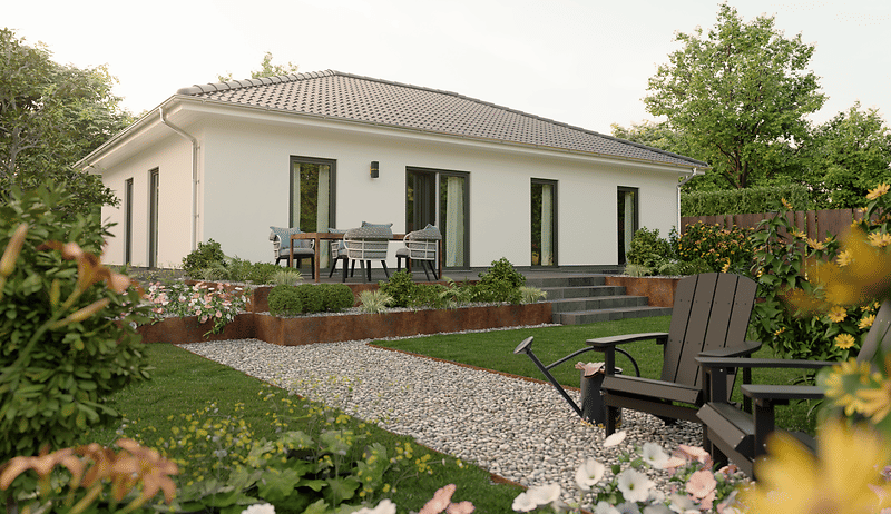 Immobilie in Buchenbach - zeitloser TC BUNGALOW in großzügiger Baulücke Nähe Freiburg im Breisgau - Bild 1