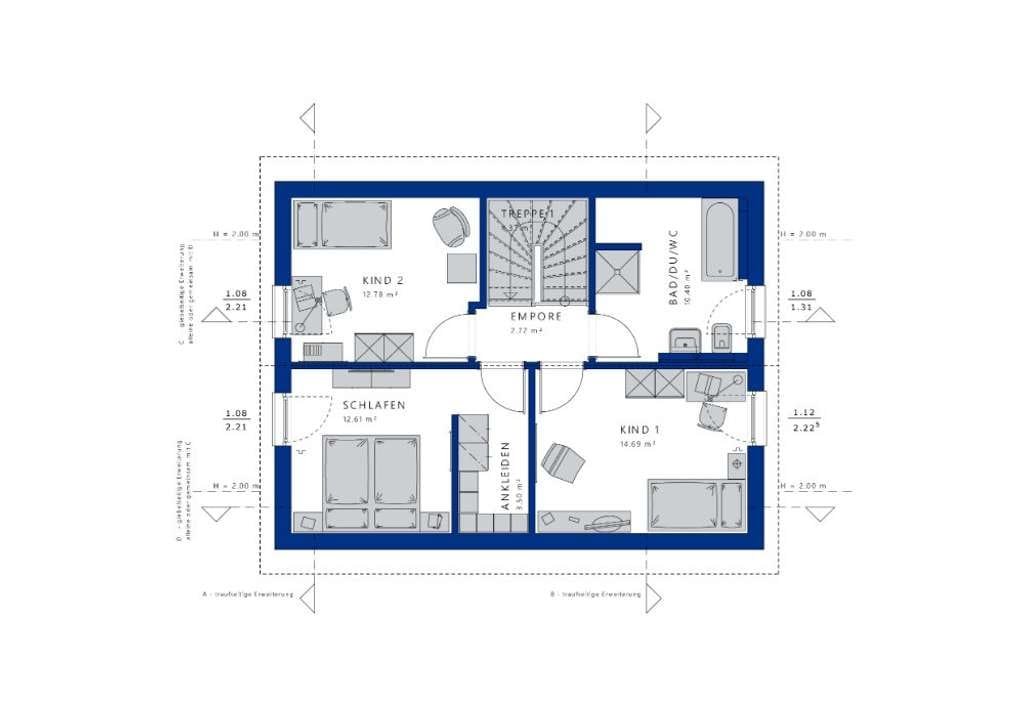 Immobilie in Weißenborn/Erzgebirge - Baustart 2025 Effizientes Einfamilienhaus in toller Lage - Bild 3