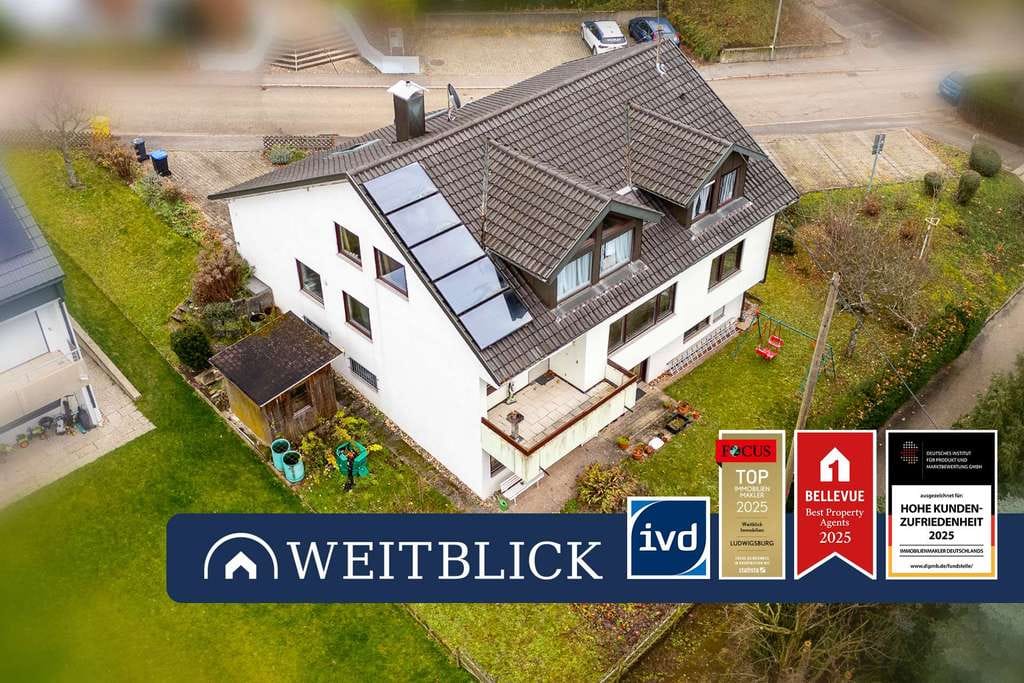 Immobilie in Winnenden - WEITBLICK: Zweifamilienhaus mit viel Raum für Ihre Ideen! - Bild 0