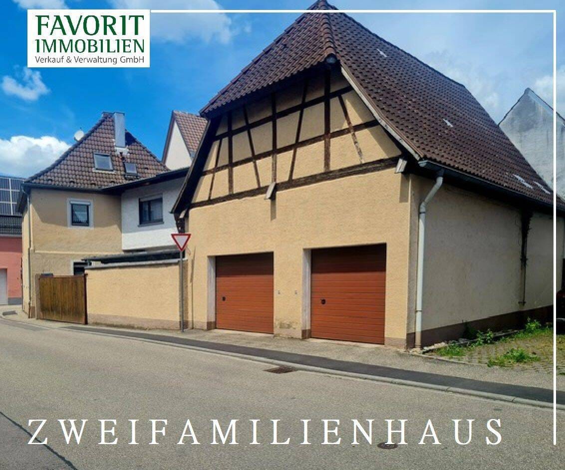 Immobilie in Kuppenheim - Zweifamilienhaus mit Doppelgarage & Ausbaumöglichkeit - Bild 0