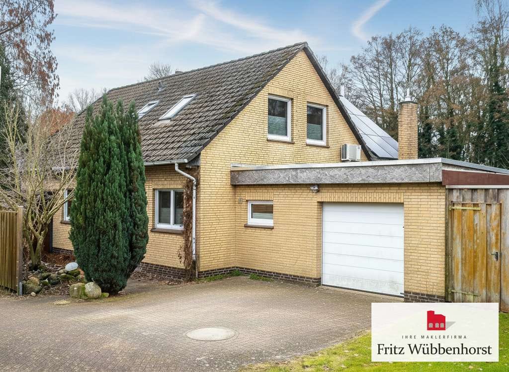 Immobilie in Wardenburg - Teilmodernisiertes Einfamilienhaus mit Whirlpool und Fasssauna - Bild 0