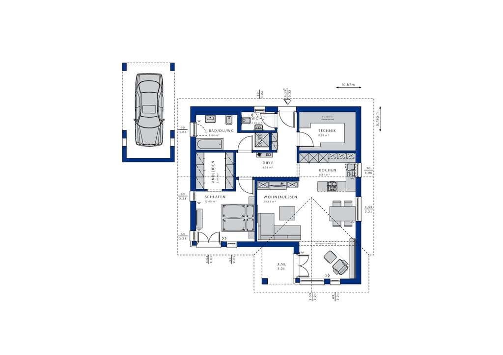 Immobilie in Marktleugast - Bien-Zenker - Ihr individueller Bungalow - bezugsfertig mit Grundstück - Bild 3