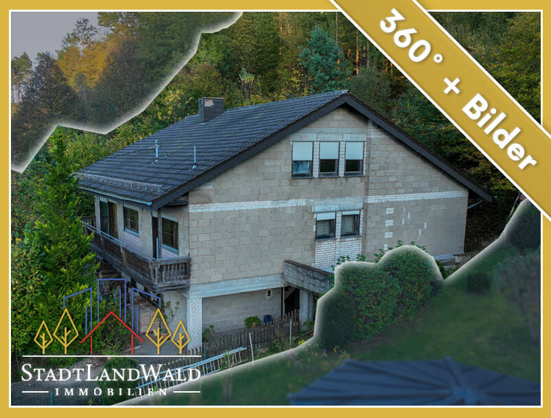 Immobilie in Schönau (Pfalz) - Ihr Projekt zum Vollenden: Einfamilienhaus zum Fertigstellen in direkter Waldrandlage mit Potenzial - Bild 0