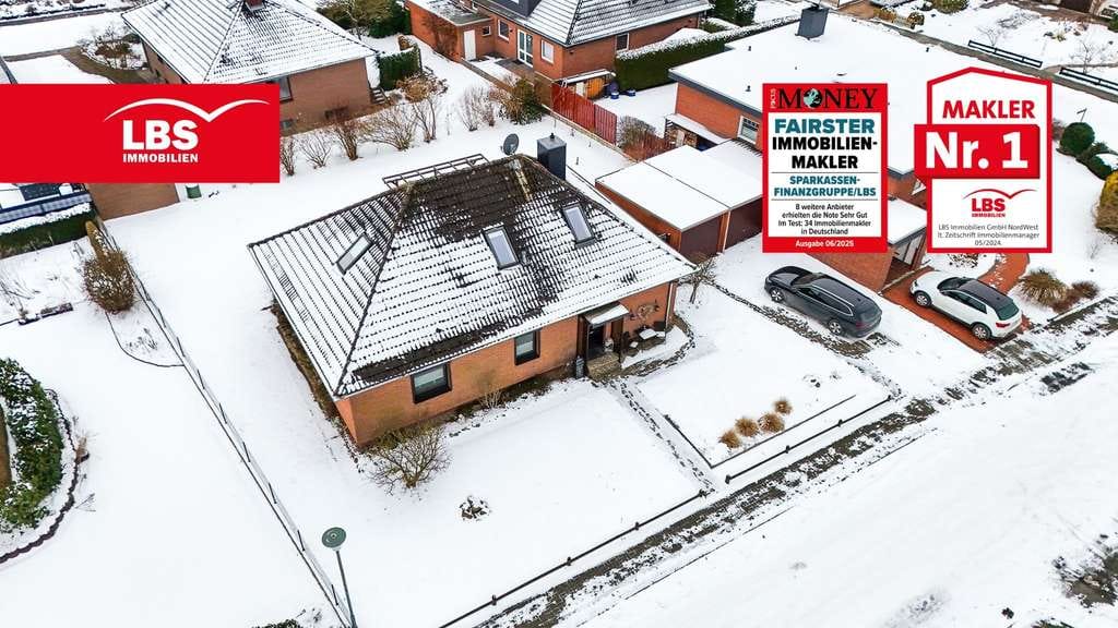 Immobilie in Bad Bodenteich - Modernisierter Familien-Bungalow mit zwei Garagen & großem Grundstück - Bild 0
