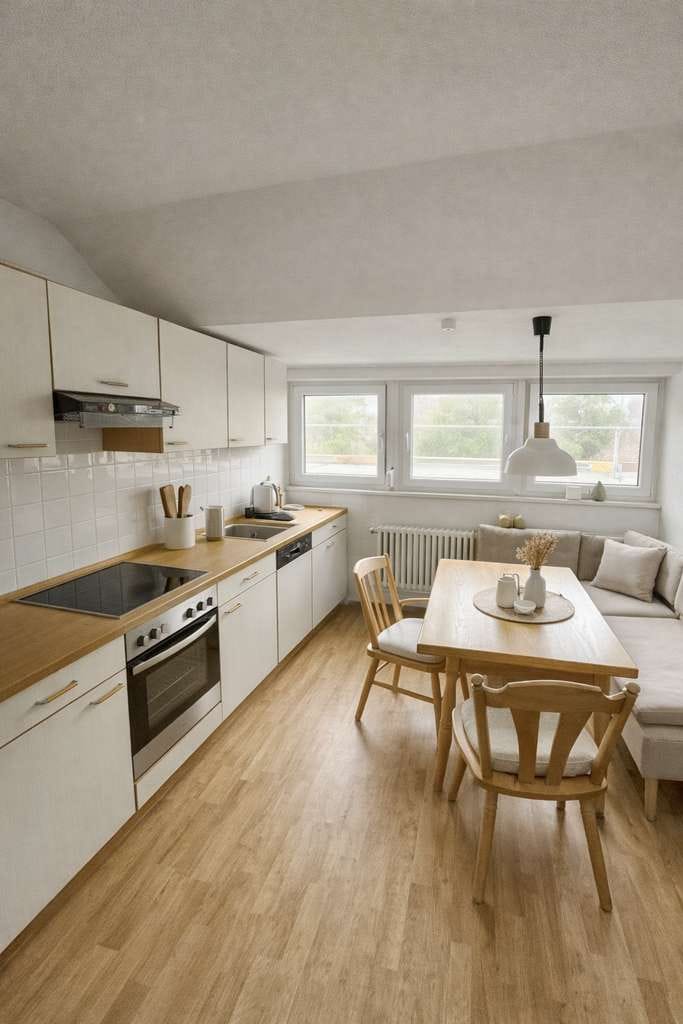 Immobilie in Merzhausen - Lichtdurchflutete 3-Zimmer-Wohnung im Dachgeschoss mit Balkon (EH70) - Bild 2