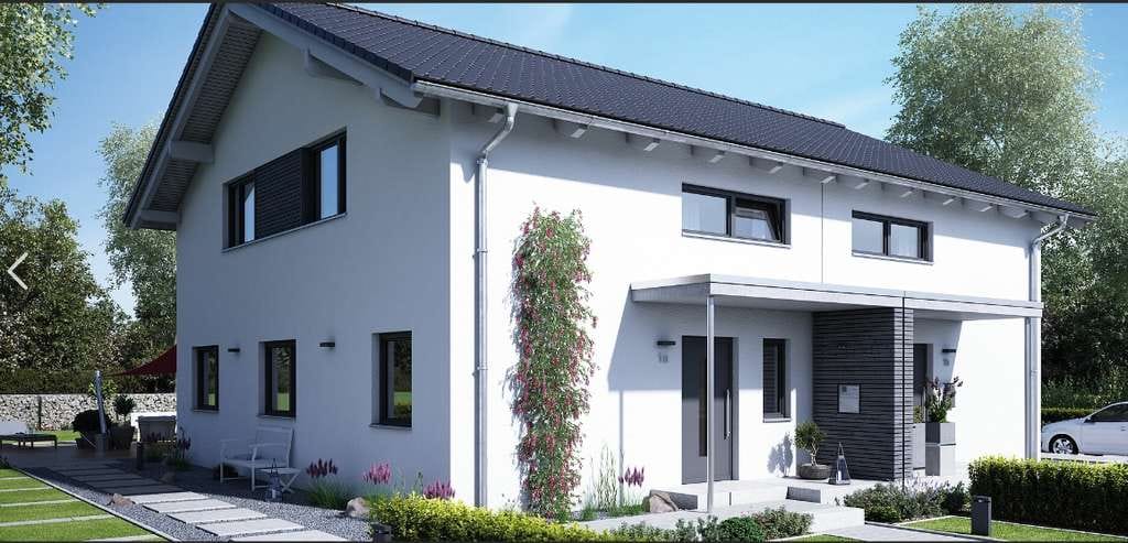 Immobilie in Forstern - Neubau Doppelhaushälfte mit ca. 353,50 m² Baugrundstück in Preisendorf-Forstern - Bild 0