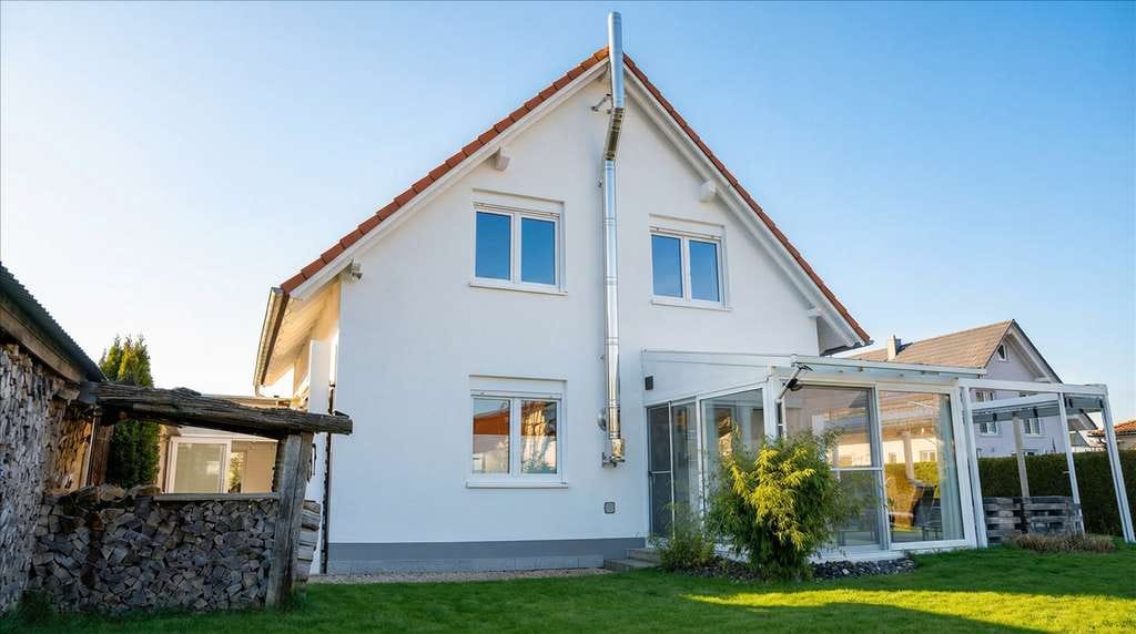 Immobilie in Fellheim - Energiesparendes Einfamilienhaus mit Wintergarten in Fellheim - Bild 1