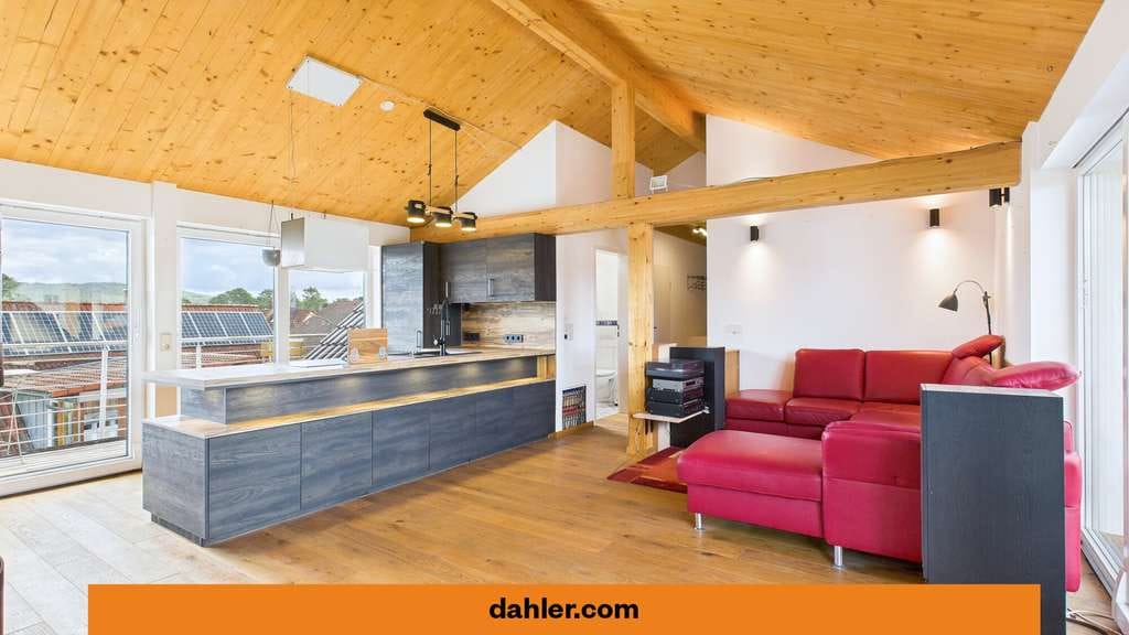 Immobilie in Möhrendorf - Helle Dachgeschosswohnung mit zwei Balkonen - Bild 0