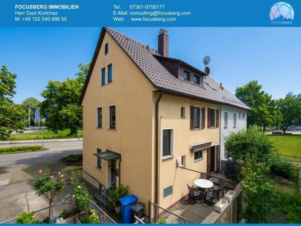 Immobilie in Aalen - EIN ALTBAU MIT 35M² AUSBAU- RESERVE – DOPPELHAUSHÄLFTE  MIT 5 ZIMMER IN AALEN ZENTRUM - Bild 1