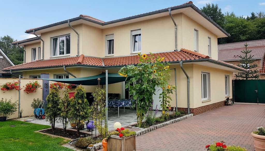 Immobilie in Damme - Komfort auf einer Ebene: Erdgeschosswohnung mit Terrasse und Doppelgarage - Bild 1