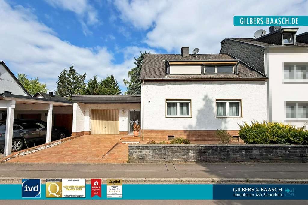 Immobilie in Konz - Konz: Einseitig angebautes Einfamilienhaus mit außergewöhnlich großem Grundstück & Garage - Bild 0
