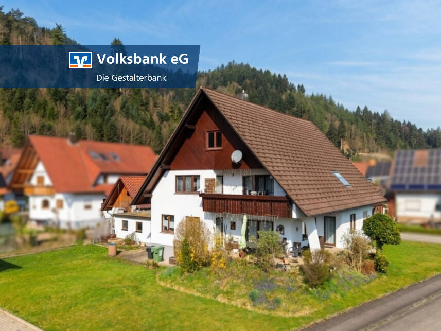 Immobilie in Oppenau - ***Gepflegtes Zweifamilienhaus mit Ausbaupotential in ruhiger Lage von Oppenau-Ramsbach*** - Bild 0