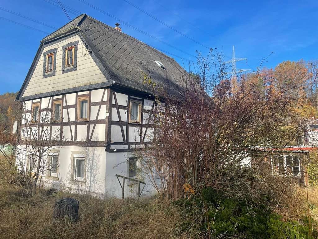 Immobilie in Burkhardtsdorf - Kleines Fachwerkhaus in unverbauter Lage - Bild 2